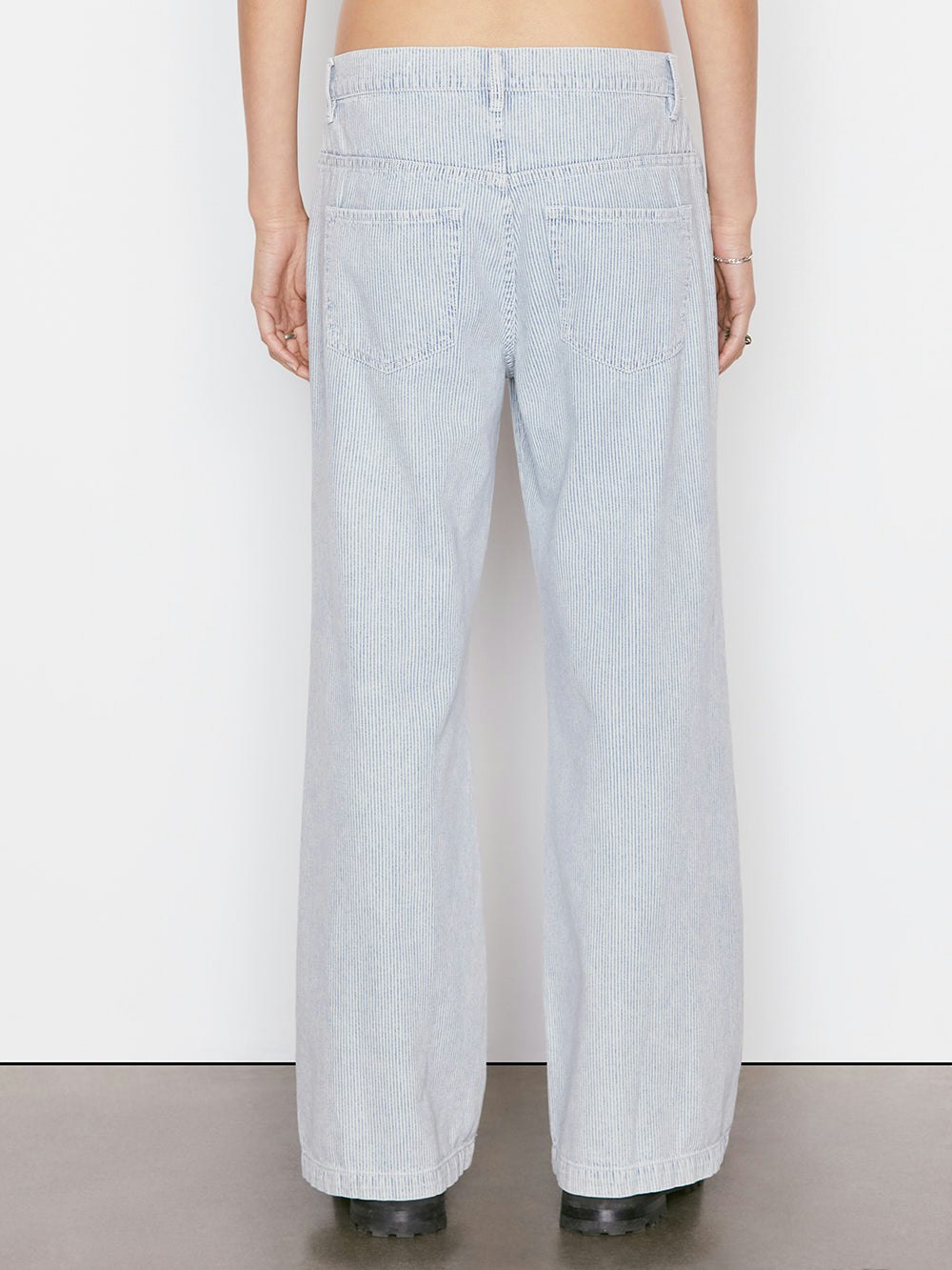 jeans back full body view